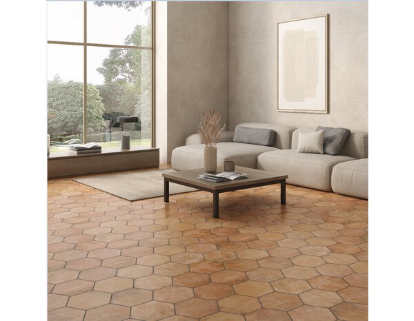 Carrelage de sol intérieur tomette "Kenza" L. 22,8 x l. 19,8 cm - Cooke and Lewis - Brico Dépôt