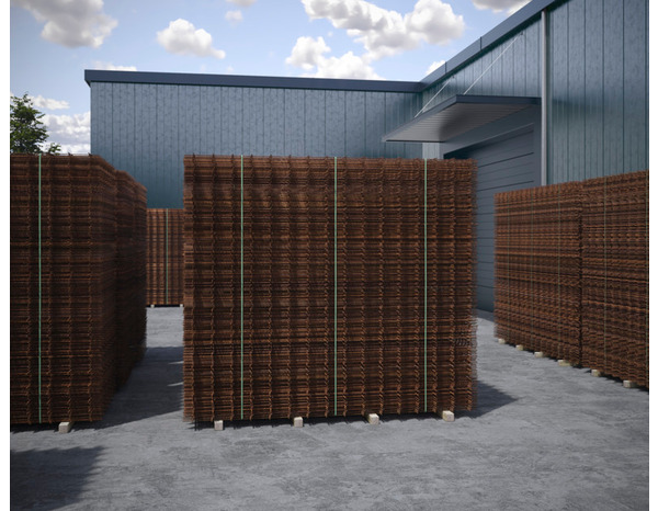 Panneau de treillis soudé Ø 7 mm. - L.  2,4 X 1,2M - Brico Dépôt