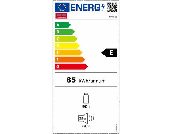 Cuisinette électrique blanche porte couleur chêne (évier, 2 feux et réfrigérateur) - H.910 x L.1200 x P.600 mm - Brico Dépôt