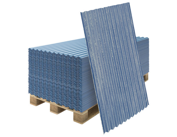 Plaque ondulée PVC transparente 2 mètres - Brico Dépôt