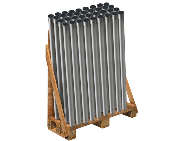 Tube gris en PVC Ø 40 mm - 2 mètres - Brico Dépôt