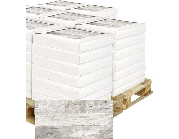 Carrelage de sol intérieur grès cérame émaillé gris "Listonne" - 31 x 62 cm. Ép. 7,4 mm. - Brico Dépôt