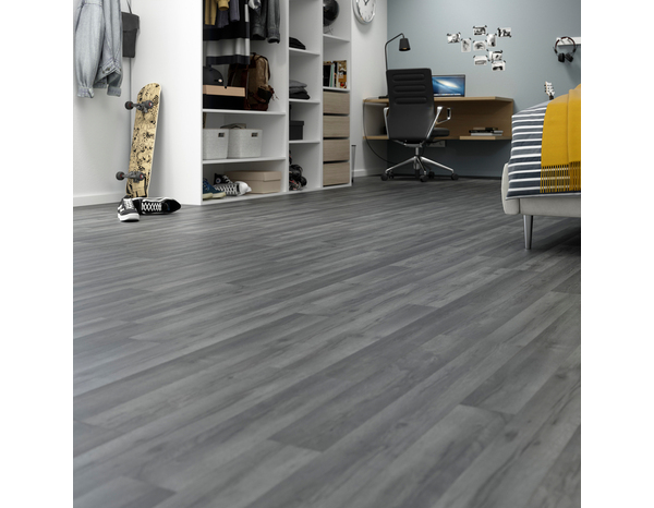 Sol stratifié AC4 "Barfild" - L.128,6 x l. 19,4 cm x Ép.8 mm - Brico Dépôt