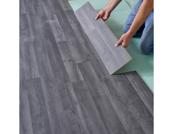 Sol stratifié AC4 "Barfild" - L.128,6 x l. 19,4 cm x Ép.8 mm - Brico Dépôt