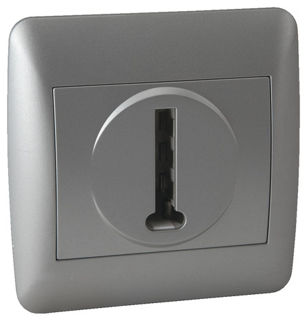 Prise téléphone "OME" silver - Brico Dépôt