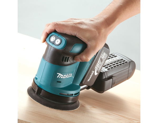 Ponceuse excentrique sans fil 18V LXT D.125 machine seule - DBO180ZJ - Makita - Brico Dépôt