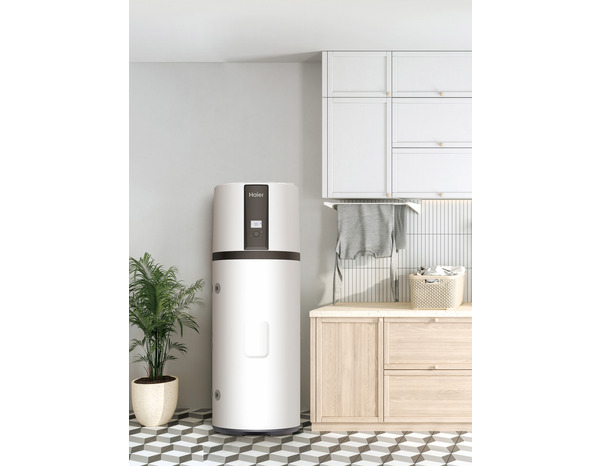 Chauffe-eau Thermodynamique 200 litres connecté et gainable - HP200M7 - Haier - Brico Dépôt