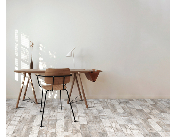 Carrelage de sol intérieur grès cérame émaillé gris "Listonne" - 31 x 62 cm. Ép. 7,4 mm. - Brico Dépôt