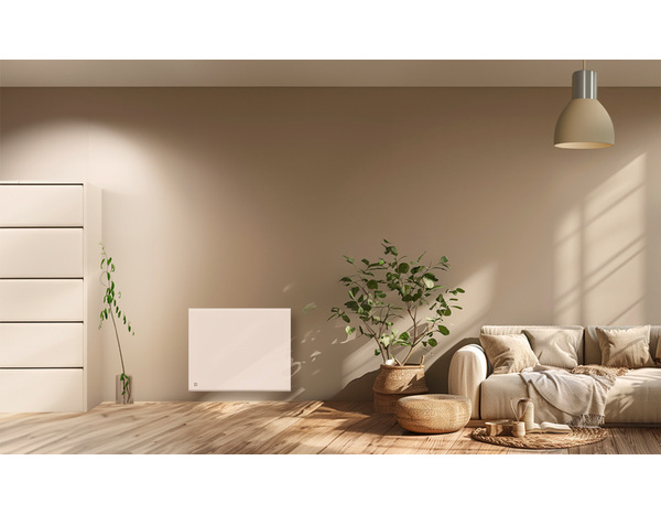 Radiateur électrique à inertie sèche cœur de céramique blanc "Loxy" 1500 W - Brico Dépôt