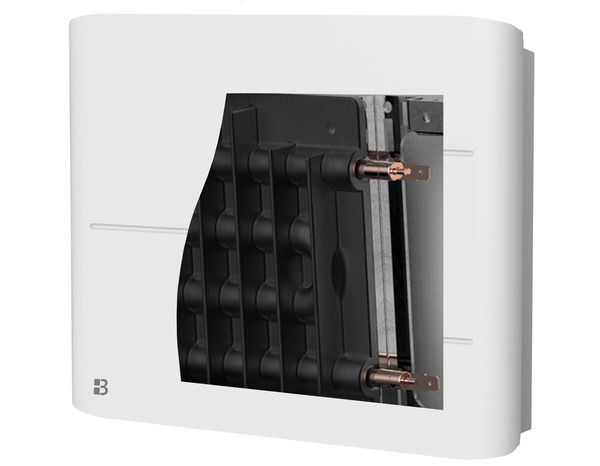 Radiateur électrique à inertie sèche cœur de fonte et WIFI blanc "Opera" 2000 W - Brico Dépôt