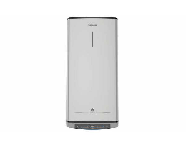 Chauffe-eau électrique plat gris multi positions "Velis Tech Wifi" - 80L - Ariston - Brico Dépôt