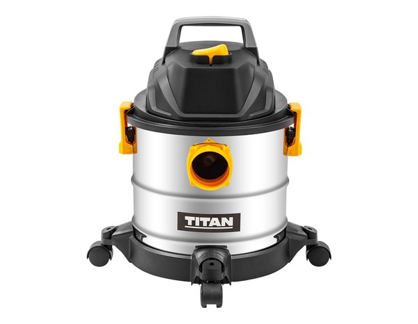 Aspirateur eau et poussière 12 l cuve acier inox 1200 w avec accessoires - Titan - Brico Dépôt