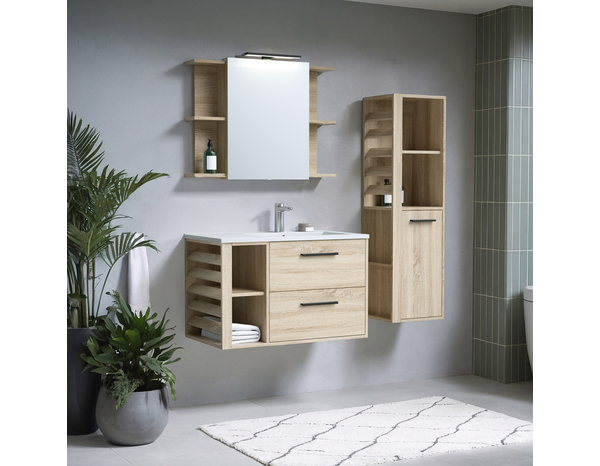 Ensemble meuble 80 cm "Slat" - Brico Dépôt