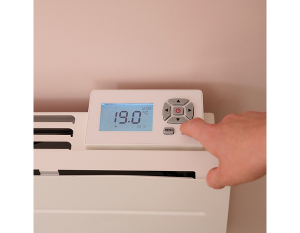 Radiateur double cœur de chauffe VESTFOLD 2000 W blanc Ep.: 12,5 cm - Brico Dépôt