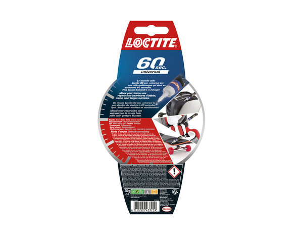 Colle multi-usages tous matériaux 60 secondes, formule gel flexible, tube 20 g - Loctite - Brico Dépôt