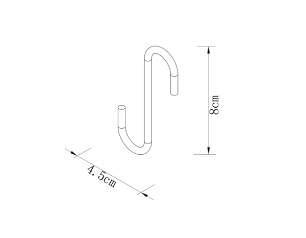 6 crochets en S chrome brillant - Cooke and Lewis - Brico Dépôt