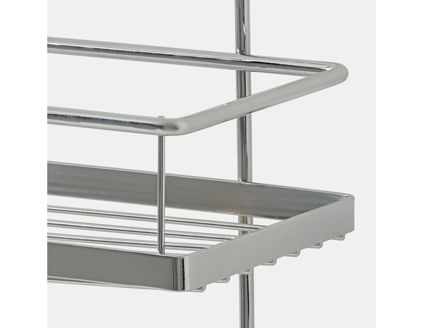 Tablette à suspendre 2 niveaux chrome brillant - Cooke and Lewis - Brico Dépôt
