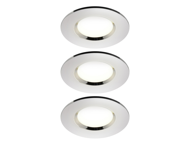 3 spots Led 345 lm IP65 chrome "Raisene" - Cooke and Lewis - Brico Dépôt