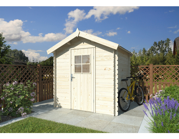 Abris bois L. 218 x P. 191 x H. 218 cm - Blooma - Brico Dépôt