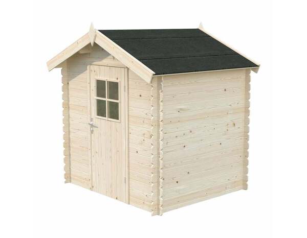 Abris bois L. 218 x P. 191 x H. 218 cm - Blooma - Brico Dépôt