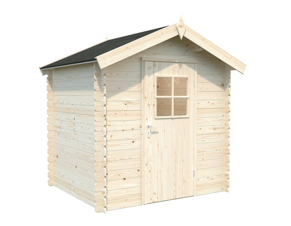 Abris bois L. 218 x P. 191 x H. 218 cm - Blooma - Brico Dépôt