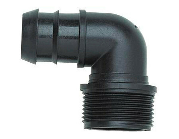 Raccord coude pompe diam. 25mm - filetage 26x34 - Fitt - Brico Dépôt