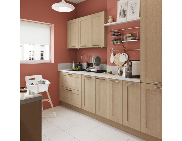 Façade 1 porte L30xH72 alpinia imit ch - Cooke and Lewis - Brico Dépôt