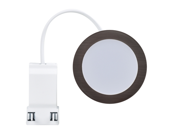 Lot 5 spots encastrable nickel  slim 85 mm - Brico Dépôt