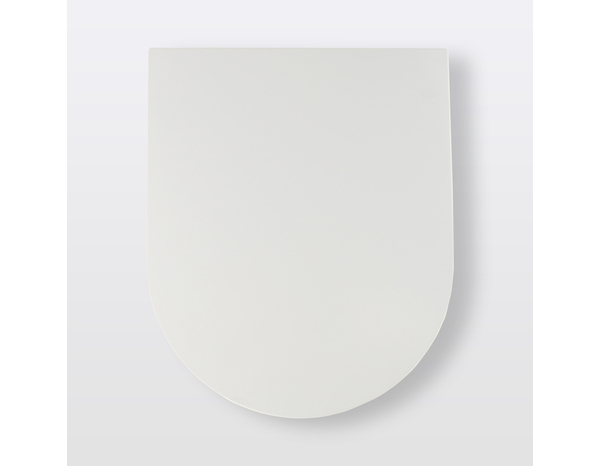 Abattant WC soft close NF forme en D CAVALLY - GoodHome - Brico Dépôt