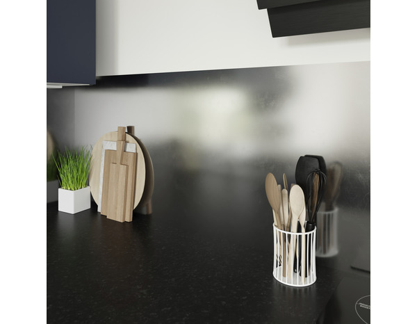 Crédence réversible cuivre / inox - l.200 x H.60 cm ep 3 mm - Cooke and Lewis - Brico Dépôt