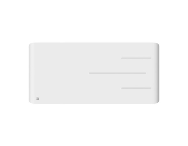 Radiateur électrique à inertie sèche cœur de fonte et WIFI blanc "Opera" 2000 W - Brico Dépôt