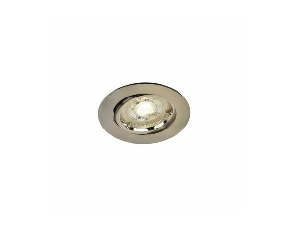 Spot encastrable GU10 dimmable nickel "Livinas" - Cooke and Lewis - Brico Dépôt