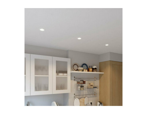 3 spots encastrables GU10 dimmable blanc "Livinas" - Cooke and Lewis - Brico Dépôt