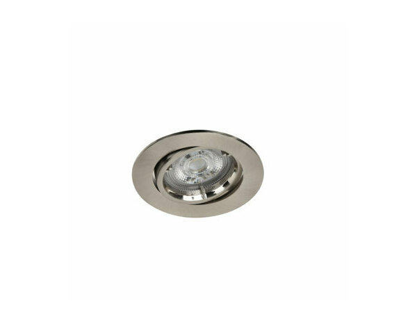 Spot encastrable GU10 dimmable nickel "Livinas" - Cooke and Lewis - Brico Dépôt