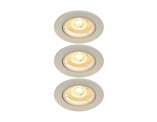 3 spots encastrables GU10 blanc "Nelville" - Cooke and Lewis - Brico Dépôt