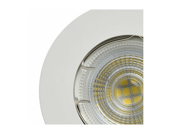 3 spots encastrables GU10 blanc - Brico Dépôt