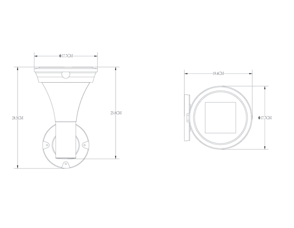 Applique murale à détection 5000K 180Lm Markook - Brico Dépôt