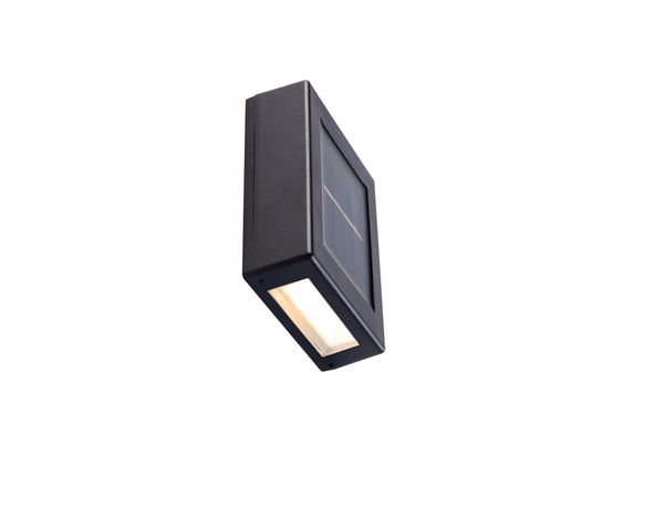 Applique solaire Led noir 3000K Brith - Brico Dépôt