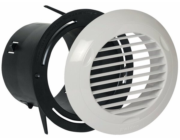 Kit manchette trident + bouche d'extraction blanc - Ø 125 mm - Aldes - Brico Dépôt