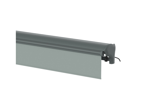 Store banne motorisé avec semi cassette 4 x 3 m Gris - Marque BLOOMA - Brico Dépôt