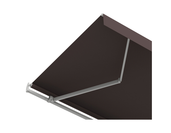 Store banne manuel L. 200 x l. 295 x h. 20 cm Taupe - Marque BLOOMA - Brico Dépôt