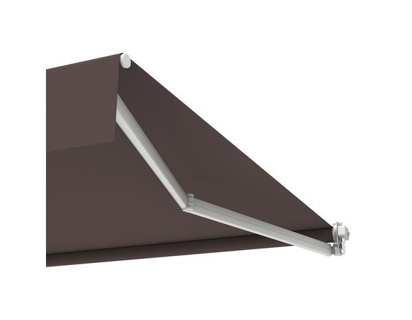 Store banne manuel sans coffre L. 200 x l. 250 x h. 20 cm Taupe - Marque BLOOMA - Brico Dépôt