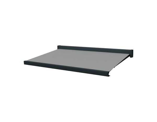 Store banne motorisé avec cassette + Led 5 x 3,5 m Gris - Marque BLOOMA - Brico Dépôt