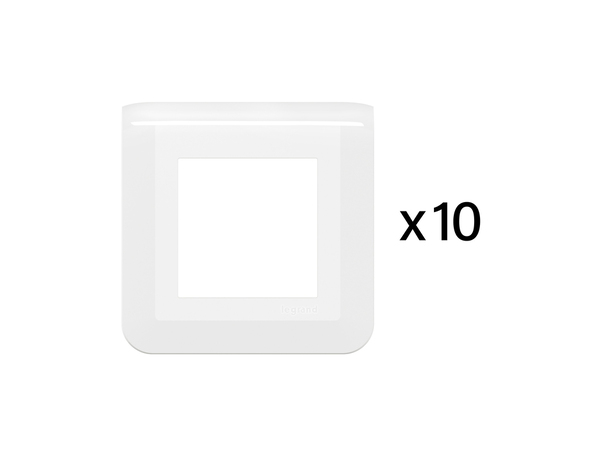 Lot de 10 plaques Mosaic - Spécial chantier - Legrand - Brico Dépôt