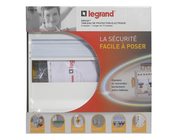 Tableau électrique nu "Drivia" 13 modules - Legrand - Brico Dépôt