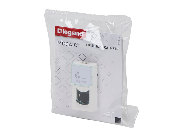Prise RJ45 catégorie 6 "Mosaic" - Legrand - Brico Dépôt