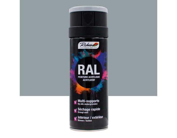 Aerosol multi-supports 400 ml Ral 7040 Gris - Richard - Brico Dépôt