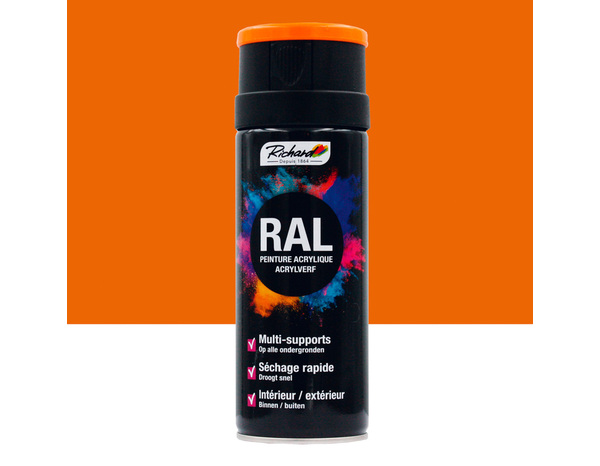 Aerosol multi-supports 400 ml Ral 2004 Orange - Richard - Brico Dépôt