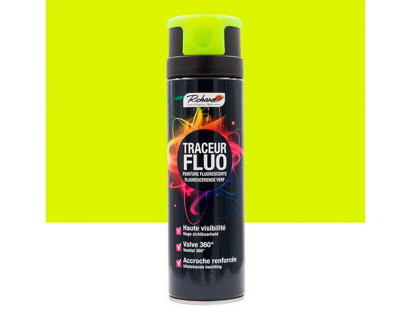 Aérosol peinture Traceur jaune 500 ml - Richard - Brico Dépôt