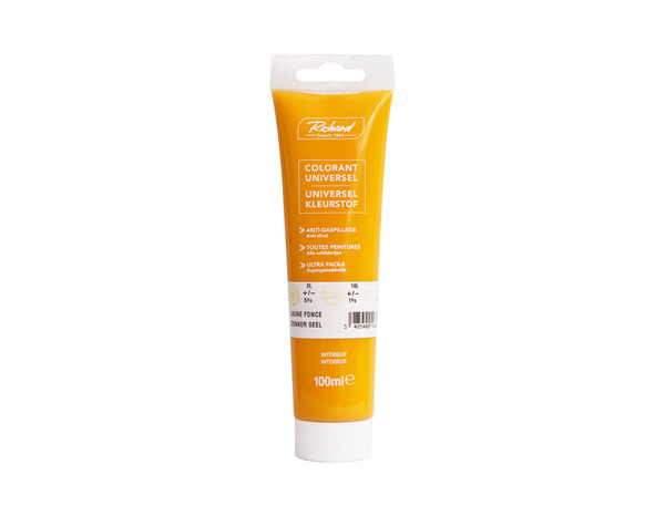 Colorant jaune foncé tube 100 ml - L'Universel - Brico Dépôt